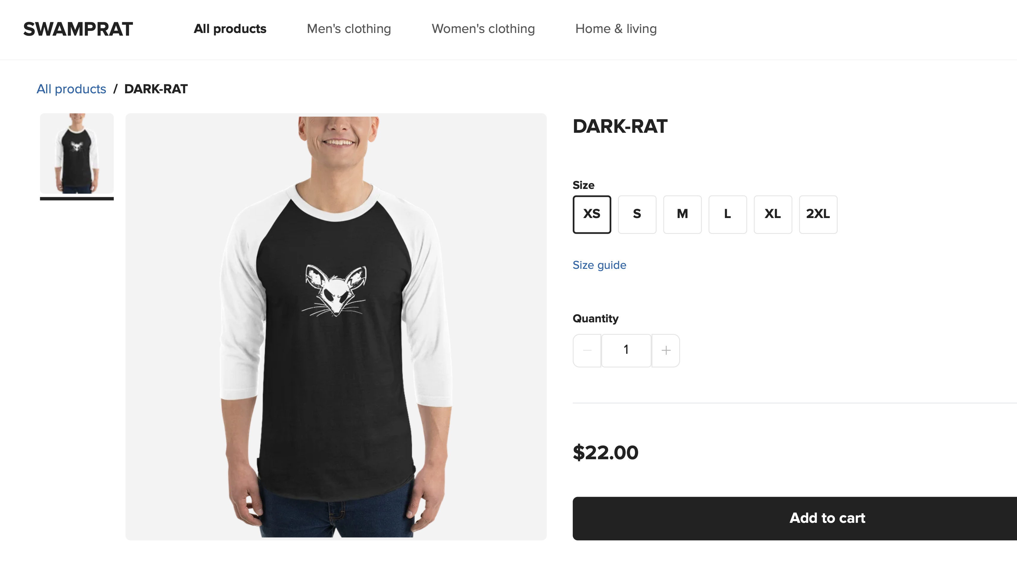 Swamprat Merchandise Design